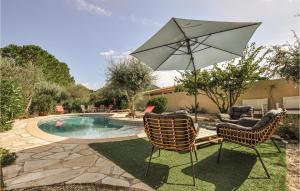 Maisons de vacances Beautiful Home In Le Plan-de-la-tour With Outdoor Swimming Pool, Wifi And 5 Bedrooms : photos des chambres