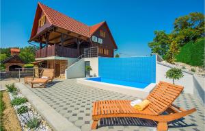 Stunning home in Bedenica with 3 Bedrooms Private swimming pool and Outdoor swimming pool