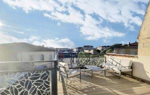 Duplex 120m2 terrasse vue sur Nîmes