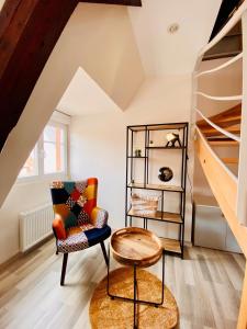 Appartements L'Envolee Alsacienne - Magnifique appartement en duplex : photos des chambres
