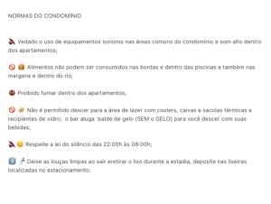 ÁGUAS DA SERRA- Rio Quente-GO APTO 2 Qtos particular-