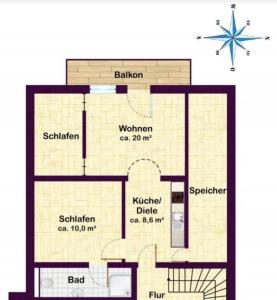 Ferienwohnung Emilia mit Bergblick (Westen)