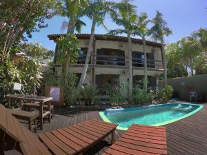 Pousada El Pátio da Ferrugem uma quadra da praia