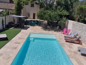 Maisons de vacances Maison de charme avec piscine privee dans le Sud de la France : photos des chambres