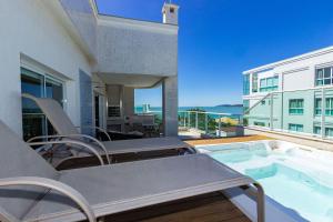 Costa do Sol 203 - Cobertura Duplex em Mariscal - Jacuzzi - Vista para o Mar