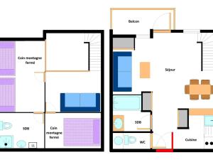Appartements Duplex renove pour 6/7 pers face aux pistes avec WiFi a Termignon - FR-1-508-222 : photos des chambres