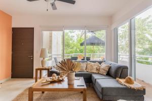 Quiet 2BR in Tulum with Pool Spacious Patio Gym