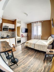 Appartements STUDIO GARE AMIENS TOUT EQUIPE NETFLIX WIFI 2PERS : photos des chambres