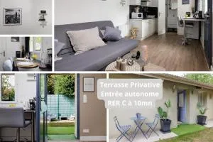 Chic Parisian - 5' RER C Paris - Orly 15 min - 奥尔日河畔埃皮奈