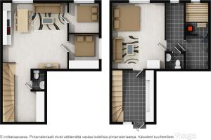 Levillas Skimbaajankuja 6 as3, 2 ski pass included
