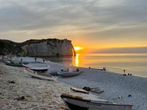 La courtine Etretat maison de pêcheur 2 mn de la mer