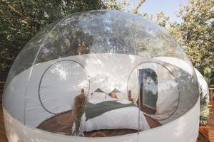 Tentes de luxe O Clair de Bulles Sylvestre : photos des chambres