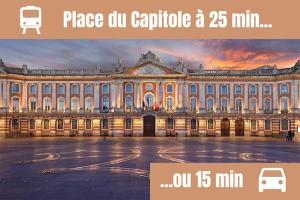 Appartements Le Fitness & Business Studio - Airbus -Piscine Spa : photos des chambres