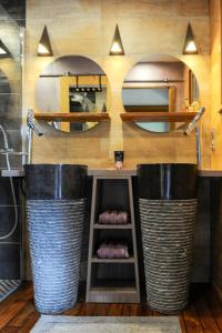 Chalets la cache des relles : photos des chambres