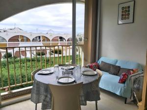 Studio climatisé, lumineux avec vue mer et parc