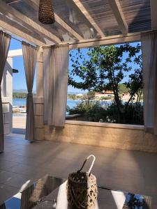 Studio apartment in Lumbarda with Seaview, Terrace, Air condition, WIFI (128-3)