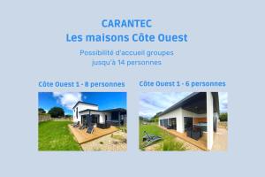 Maisons de vacances CARANTEC MAISON NEUVEJACUZZI JARDIN 8 personnes : photos des chambres