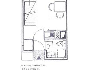 Studio cosy 2 pers, Les Menuires, animaux admis - FR-1-452-161