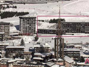 Studio cosy 3 pers, animaux admis, Les Menuires - FR-1-452-284