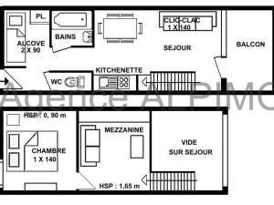 Appartements Appartement Les Saisies, 2 pieces, 6 personnes - FR-1-594-93 : photos des chambres