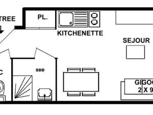 Appartements Appartement Les Saisies, 2 pieces, 4 personnes - FR-1-594-154 : photos des chambres