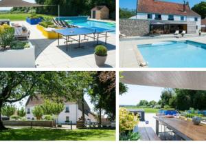 Hall Farmhouse.. dog friendly, large outdoor pool, BBQ and fire pit