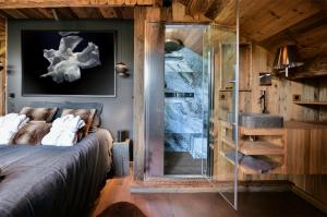 Chalets CHALET LES CERISES Jacuzzi, Sauna, Hammam, Cinema : photos des chambres