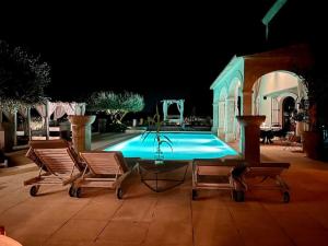 Villas Luxury Villa in front of the famous Pont-du-Gard. : photos des chambres