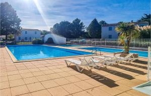 Stunning home in Dolus-dOlron with Outdoor swimming pool, Sauna and 1 Bedrooms