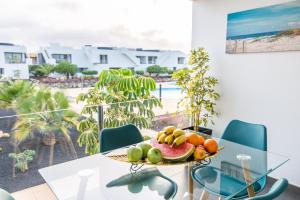 APARTAMENTO AZUL Vv -FUERTEVENTURA SITE- JACUZZI, AIRE ACONDICIONADO, Solárium , Terraza vistas panorámicas, diseño , Luxury, FUERTEVENTURA SITE