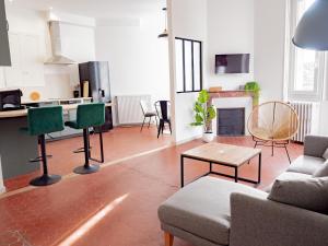 Appartements Le Loft - Appartement moderne en centre ville : photos des chambres