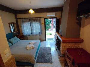 Double Room with Fireplace room in Guesthouse Mythos