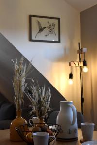 Schöne 54qm 2 Zimmer Ferienwohnung 1-4 Personen an der Kreptitzer Heide auf Rügen - Wandern Fahrradfahren und Meer