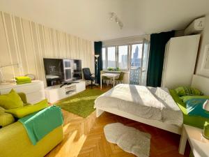 Super Apartament GREEN Rondo ONZ Metro NOWE Wifi 300 Mbs AirCondition Netflix Spotify