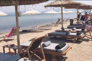 Summer Beach House stylish modern luxurious at Riviera Aghia Triada near city of Thessaloniki