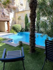 Maison d une chambre avec piscine privee jardin clos et wifi a Libournea