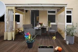 MAGDEBURG STAY MS15- Luxus-Wasserbett-SmartTV-Terrasse-2Schlafzimmer