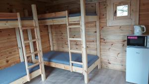 Rybník Biel- Bélyi Horgásztó Drevené chaty - Faházak