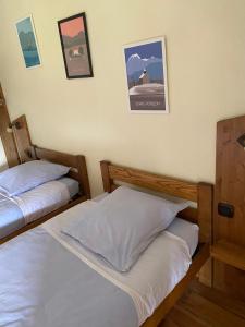 Auberges de jeunesse Gite les 3 cols : Chambre Double - Vue sur Montagne