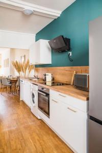 Sublime T2 avec balcon, wifi, linge #centre ville