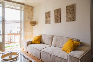 Appartements Sublime T2 avec balcon, wifi, linge #centre ville : photos des chambres