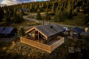 Modern sports cabin on Sjusjøen with sauna and waxing room - Mesnali
