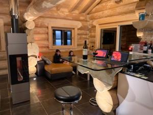 Chalets Chalet Anzac Chalet 5 Etoiles en Rondins Tout Neuf Unique dans les Aravis : photos des chambres