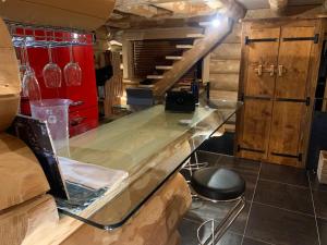 Chalets Chalet Anzac Chalet 5 Etoiles en Rondins Tout Neuf Unique dans les Aravis : photos des chambres