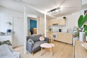 Charming studio in the heart of the Villette