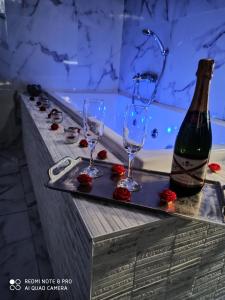 Appartements Triplex 110 m2 centre historique avec jacuzzi DINAN : photos des chambres