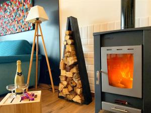 Casa nueva en Vigo Rural Mos con Jacuzzi y chimenea