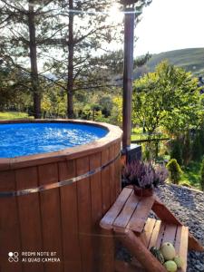 Domek Sielski Zakątek Pieniny z bania i jacuzzi