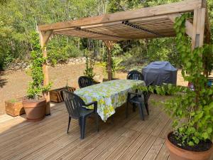 Maisons de vacances Maison de 2 chambres avec piscine privee jardin amenage et wifi a Bruniquel : photos des chambres