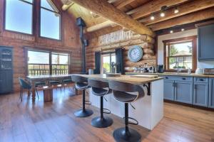 Chalet en bois rond